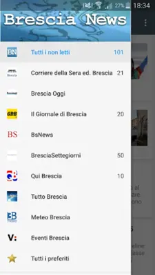 Brescia News android App screenshot 2